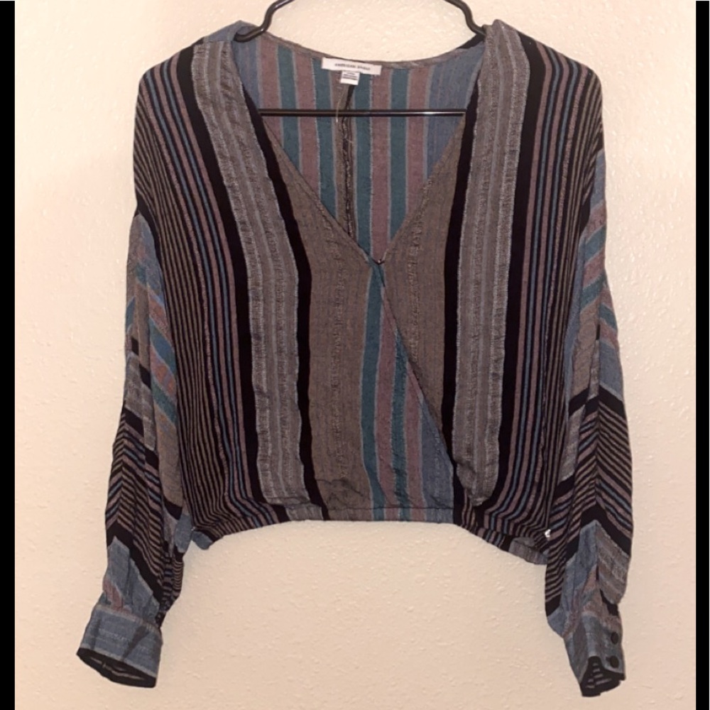 Long sleeve striped shirt